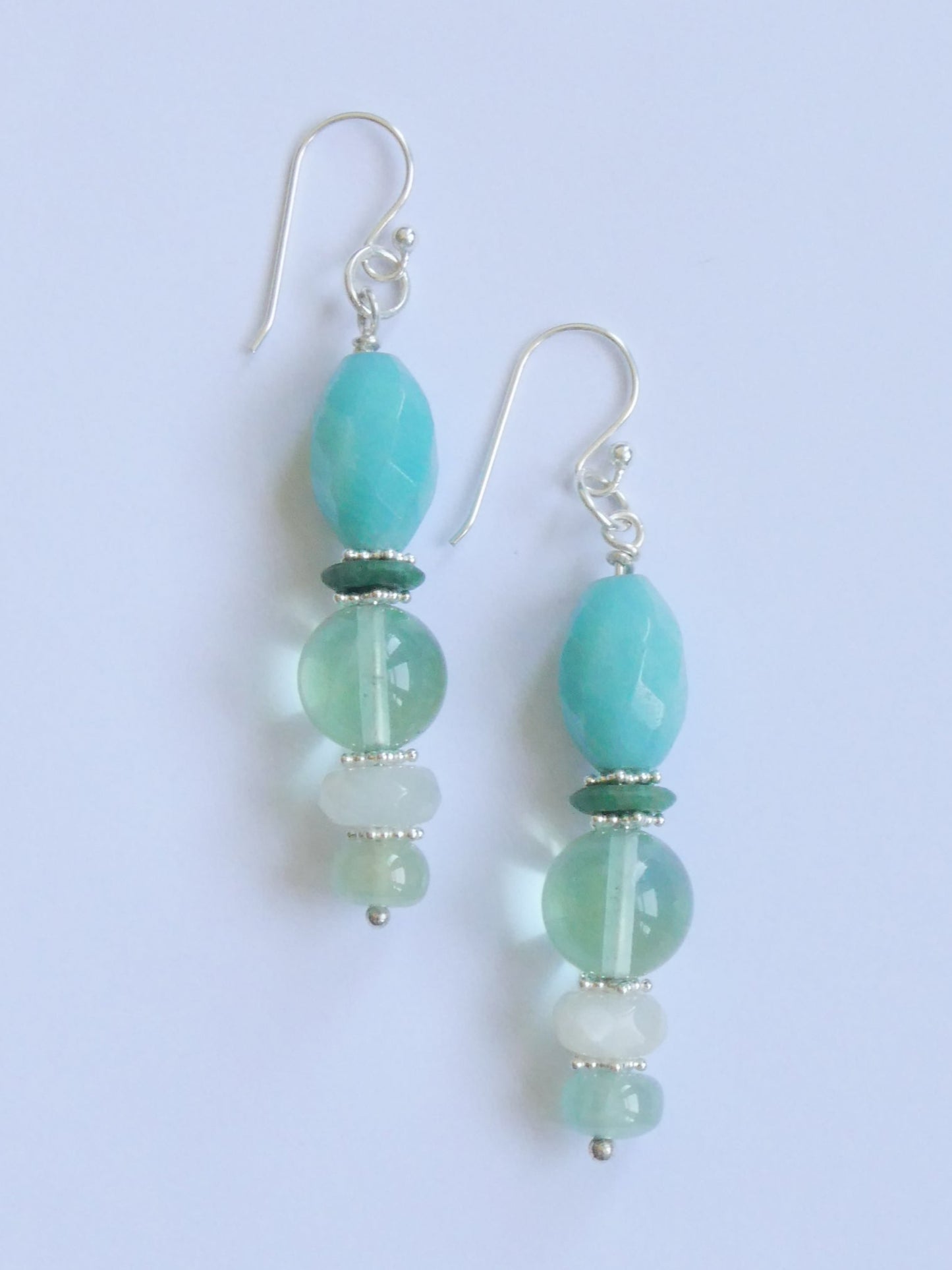 Multicolored Gemstone Earrings - 5