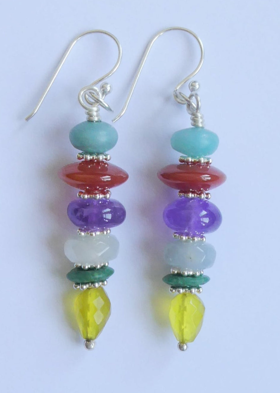 Multicolored Gemstone Earrings -2