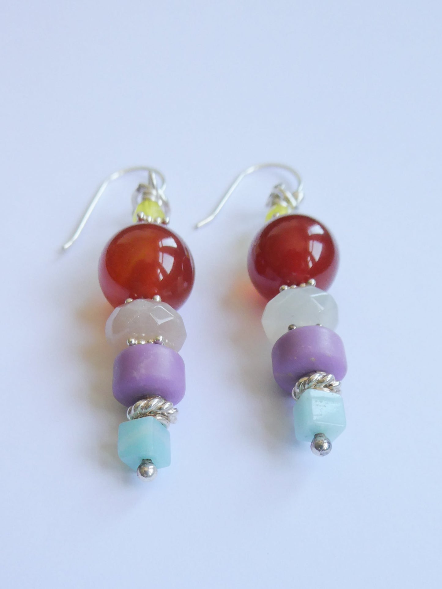 Multicolored Gemstone Earrings- 3