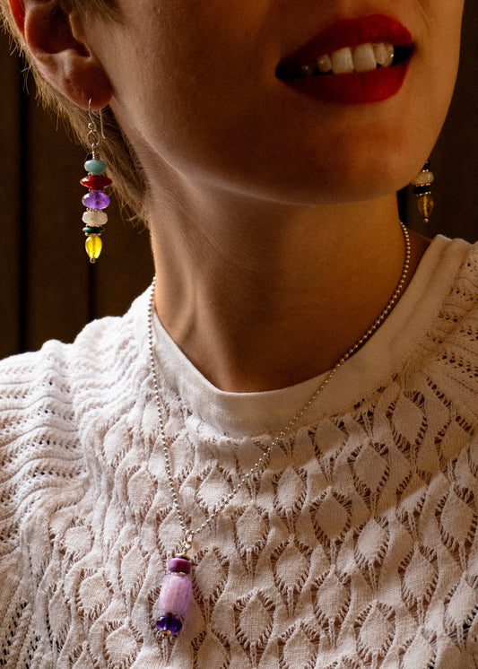 Multicolored Gemstone Earrings -2