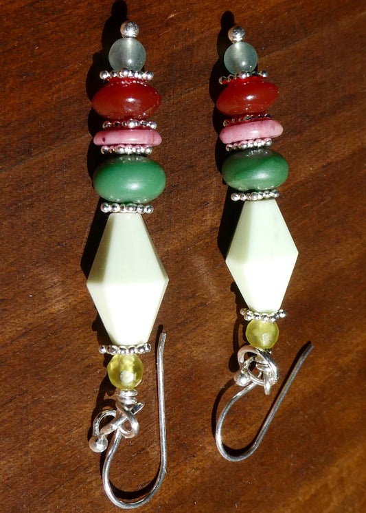 Multicolored Gemstone Earrings -6